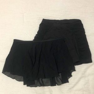 Wear Moi dancewear shorts skirt sSZ small black